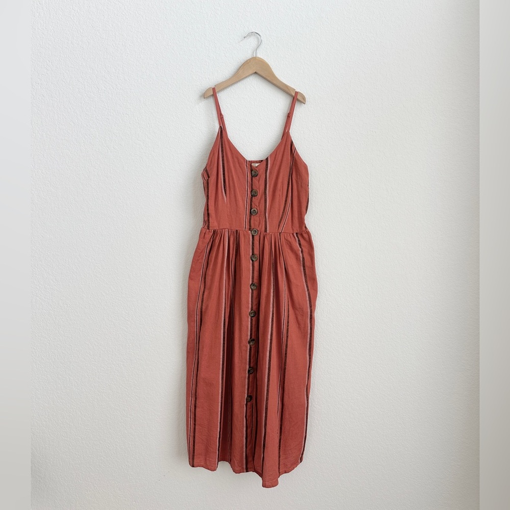 japna striped midi dress